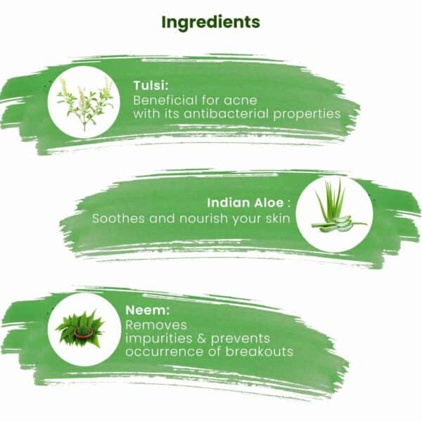 dhathri neem face wash ingredients- face wash for pimples