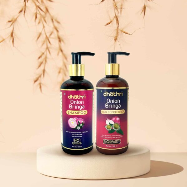 Dhathri onion shampoo and conditioner combo