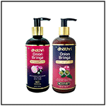 Dhathri Onion Bringa Shampoo and Conditioner Combo